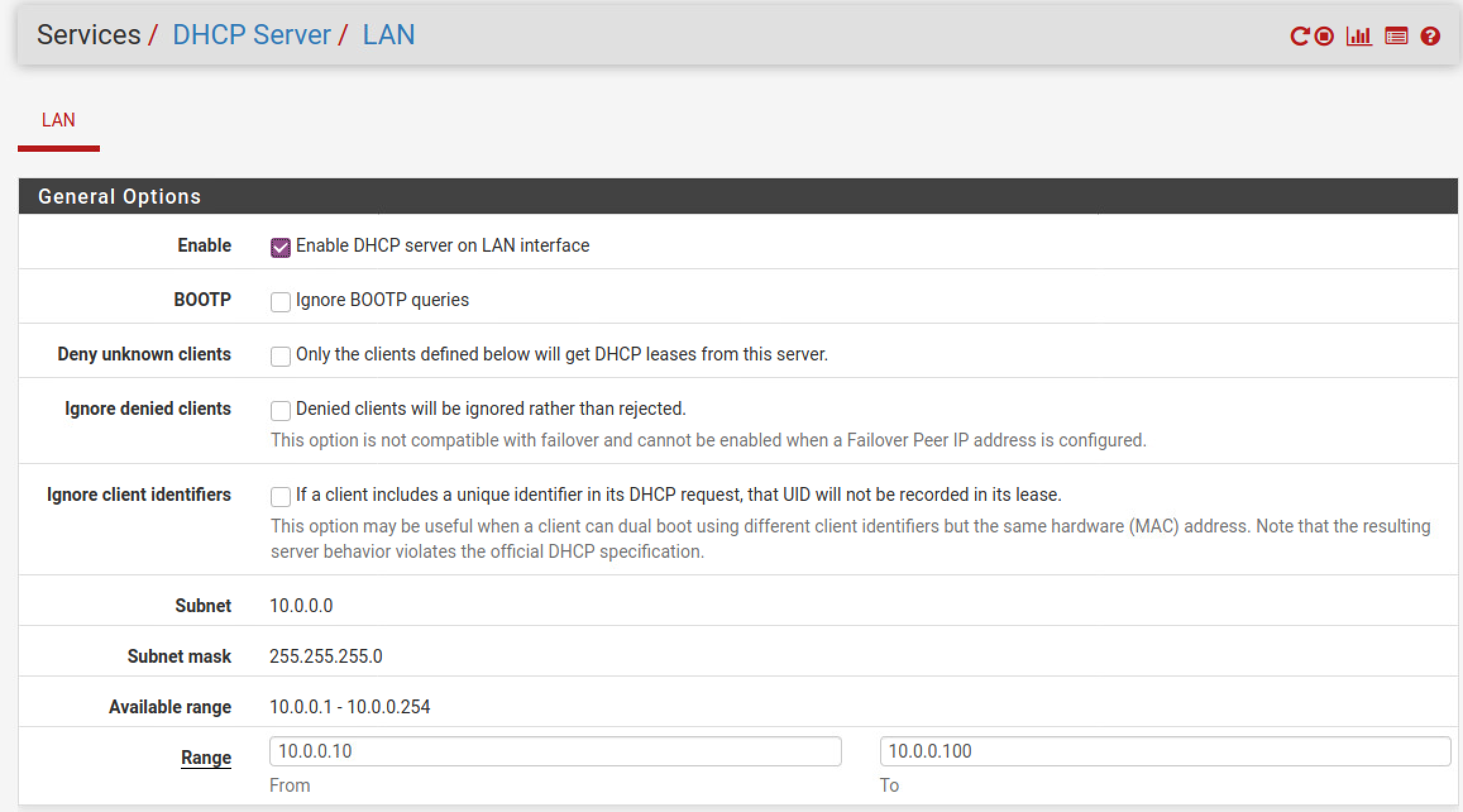 WAN and LAN Interfaces