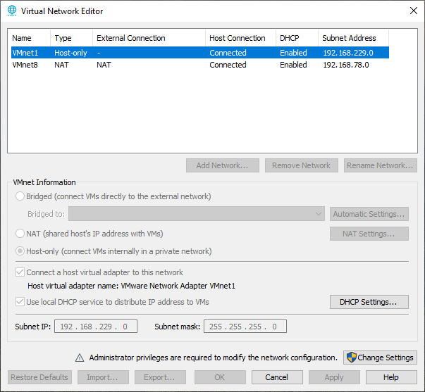 workstation networking options